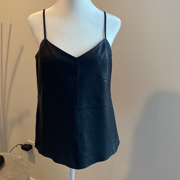 Banana Republic Tops - Leather tank top from Banana Republic